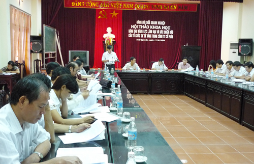 Hội thảo: Công tác xây dựng đảng trong công ty cổ phần